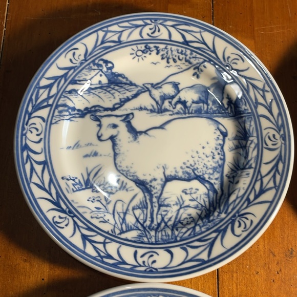 WILLIAMS-SONOMA Brittany plates VINTAGE. - Picture 2 of 6